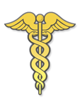 Kentucky Board of Medical Licensure caduceus logo in gold.